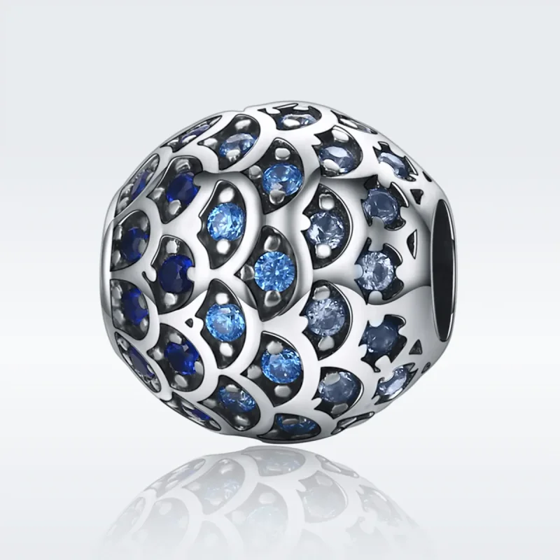 (image for) Pandora Style Silver Charm, Ocean's Daughter - SCC169 - View 3