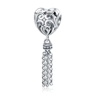 (image for) Pandora Style Silver Charm, Openwork Dreamcatcher - SCC722