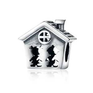 (image for) Pandora Style Silver Charm, Perfect Life With A Loving Home - SCC541