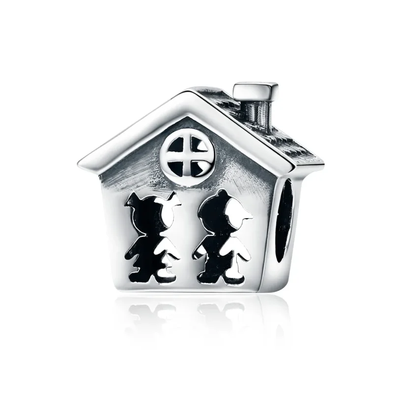 (image for) Pandora Style Silver Charm, Perfect Life With A Loving Home - SCC541 - Product Image