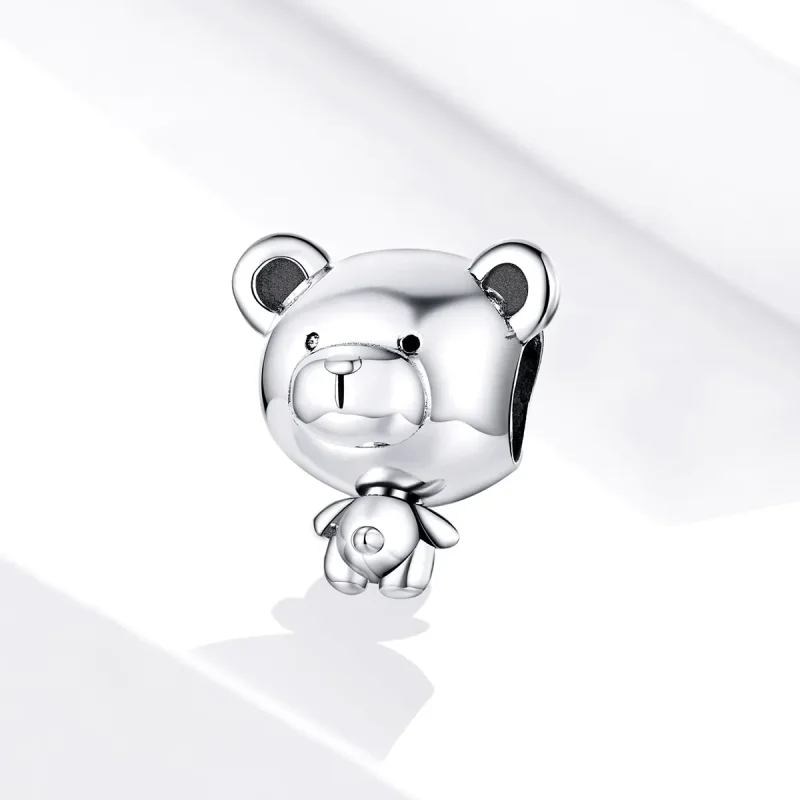 (image for) Pandora Style Silver Charm, Pooh - SCC1502 - View 2