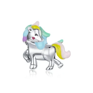 (image for) Pandora Style Silver Charm, Rainbow Dash, Multicolor Enamel - SCC1500