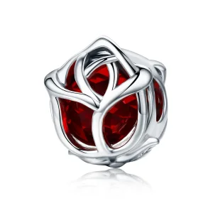 (image for) Pandora Style Silver Charm, Red Roses - SCC568