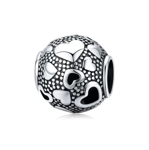 (image for) Pandora Style Silver Charm, Retro Heart - SCC1451