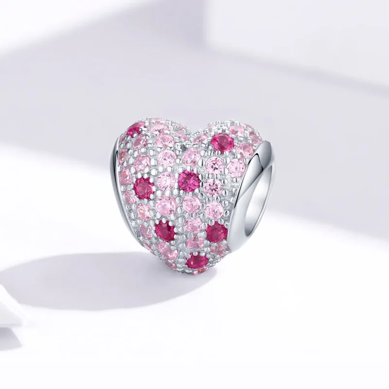 (image for) Pandora Style Silver Charm, Romance of Young Girl - BSC118 - View 2