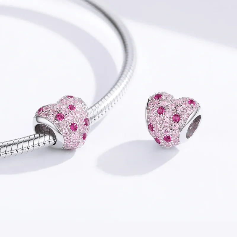 (image for) Pandora Style Silver Charm, Romance of Young Girl - BSC118 - View 4