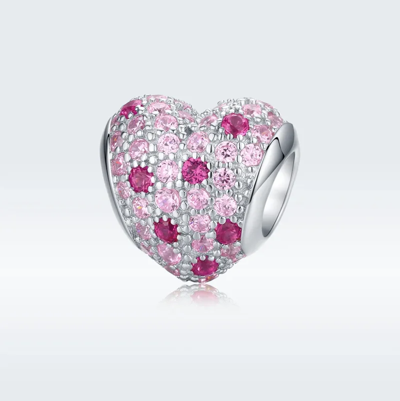 (image for) Pandora Style Silver Charm, Romance of Young Girl - BSC118 - Product Image
