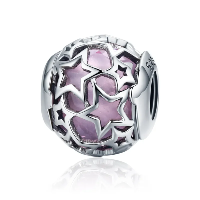 (image for) Pandora Style Silver Charm, Romantic Stars - SCC510 - Product Image