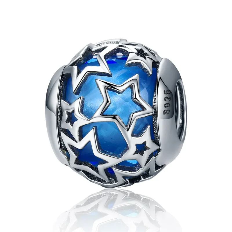(image for) Pandora Style Silver Charm, Romantic Stars - SCC511 - Product Image