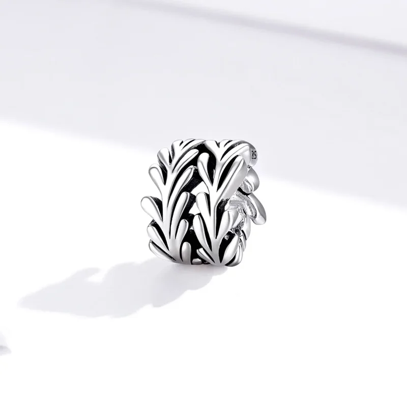 (image for) Pandora Style Silver Charm, Seaweed - SCC1534 - View 2