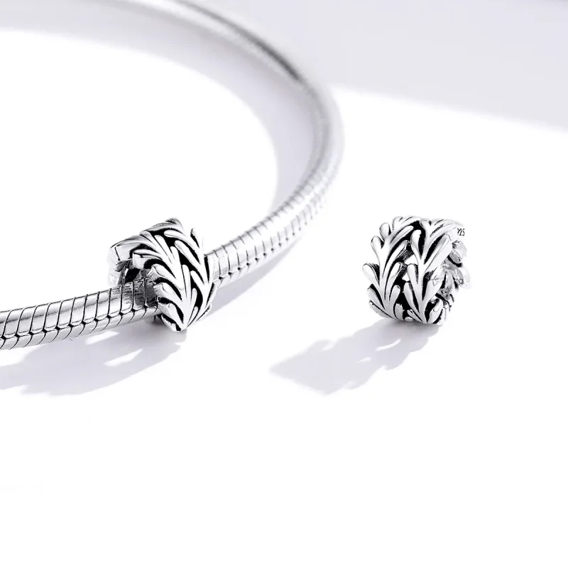 (image for) Pandora Style Silver Charm, Seaweed - SCC1534 - View 4