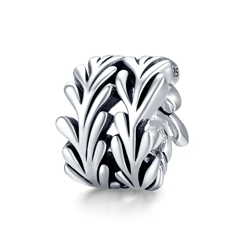 (image for) Pandora Style Silver Charm, Seaweed - SCC1534 - Product Image