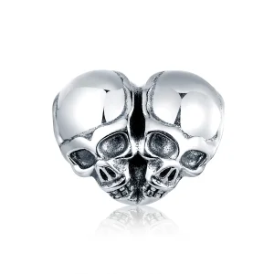 (image for) Pandora Style Silver Charm, Skulls - SCC1519