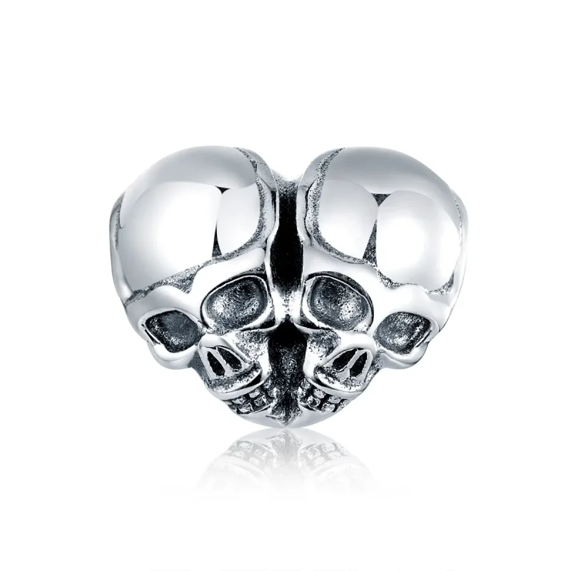 (image for) Pandora Style Silver Charm, Skulls - SCC1519 - Product Image