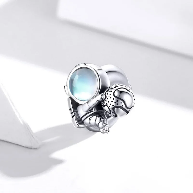 (image for) Pandora Style Silver Charm, Space Walk - SCC1694 - View 2