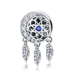 (image for) Pandora Style Silver Charm, Spiritual Dreamcatcher - SCC718