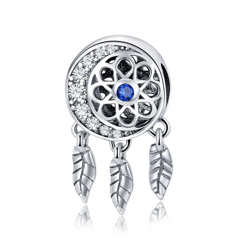 (image for) Pandora Style Silver Charm, Spiritual Dreamcatcher - SCC718 - Product Image