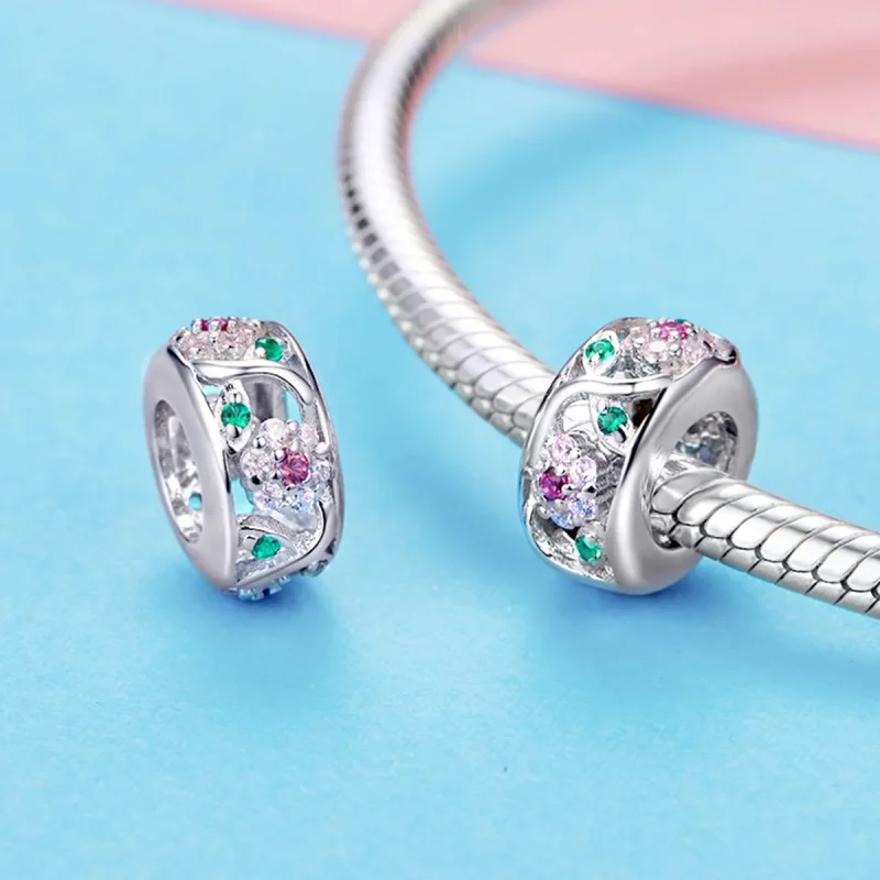 (image for) Pandora Style Silver Charm, Spring - BSC039 - View 3