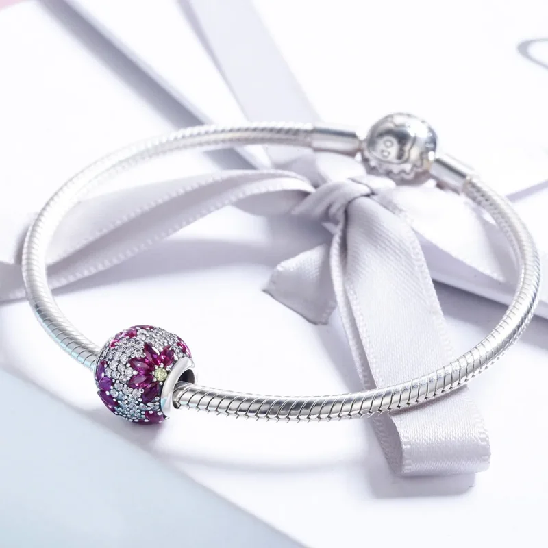 (image for) Pandora Style Silver Charm, Spring Scenery - SCC570 - View 6