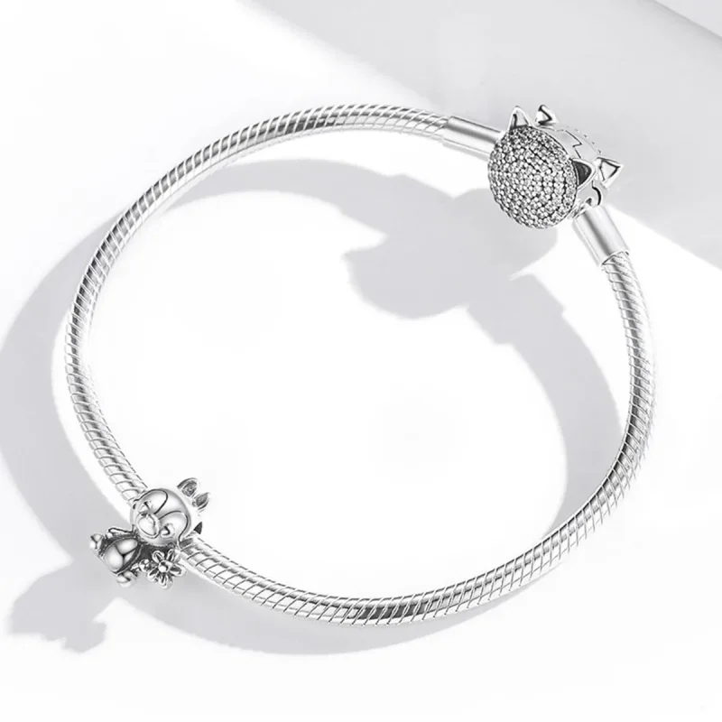 (image for) Pandora Style Silver Charm, Squirrel Boy - SCC1868 - View 4