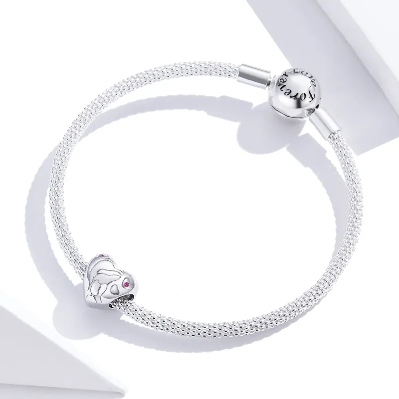 (image for) Pandora Style Silver Charm, Star In Love - BSC216 - View 2