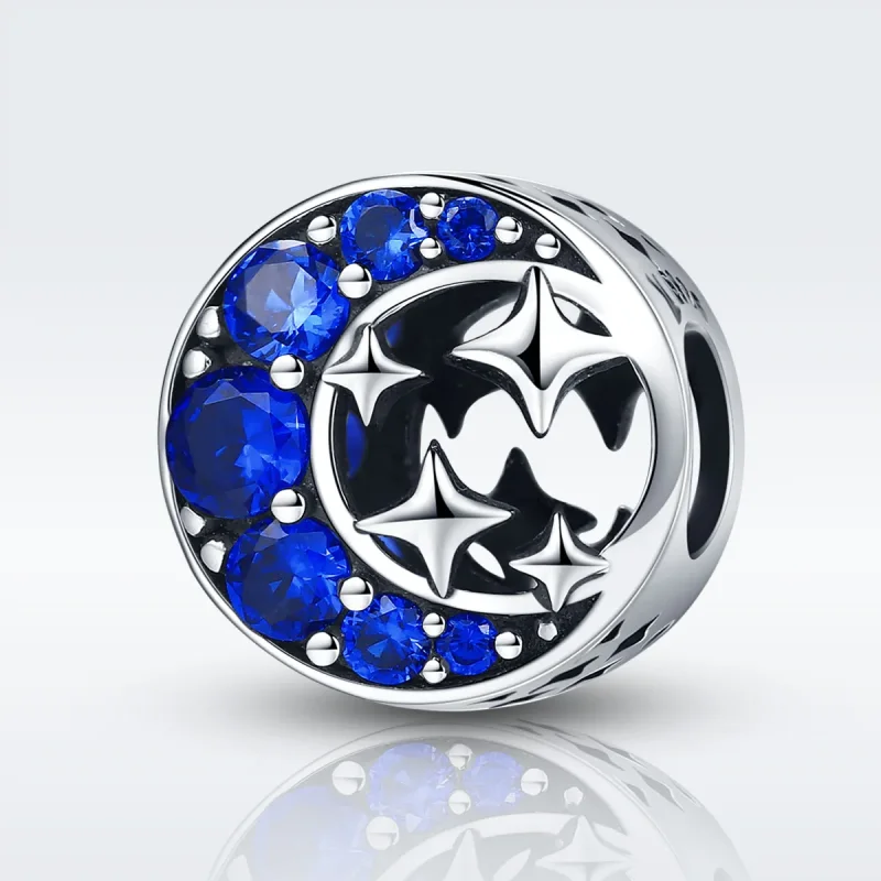 (image for) Pandora Style Silver Charm, Star Moon Myth - SCC184 - View 2