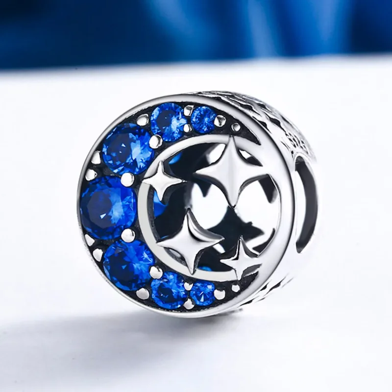 (image for) Pandora Style Silver Charm, Star Moon Myth - SCC184 - View 3