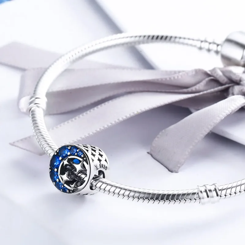(image for) Pandora Style Silver Charm, Star Moon Myth - SCC184 - View 4