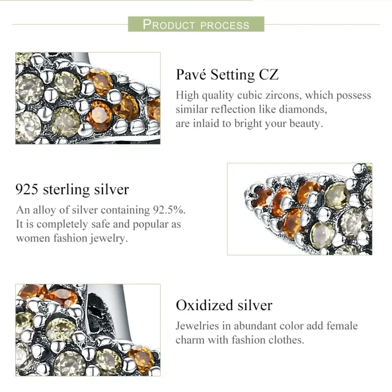 (image for) Pandora Style Silver Charm, Starfish - SCC586 - View 7