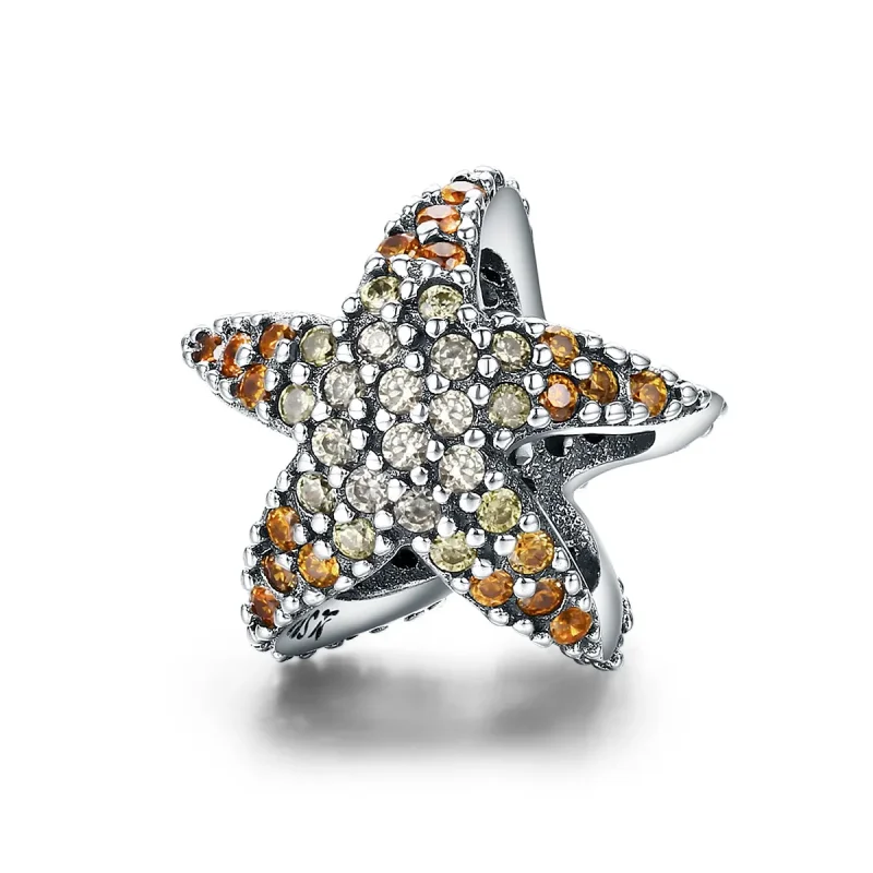 (image for) Pandora Style Silver Charm, Starfish - SCC586 - Product Image