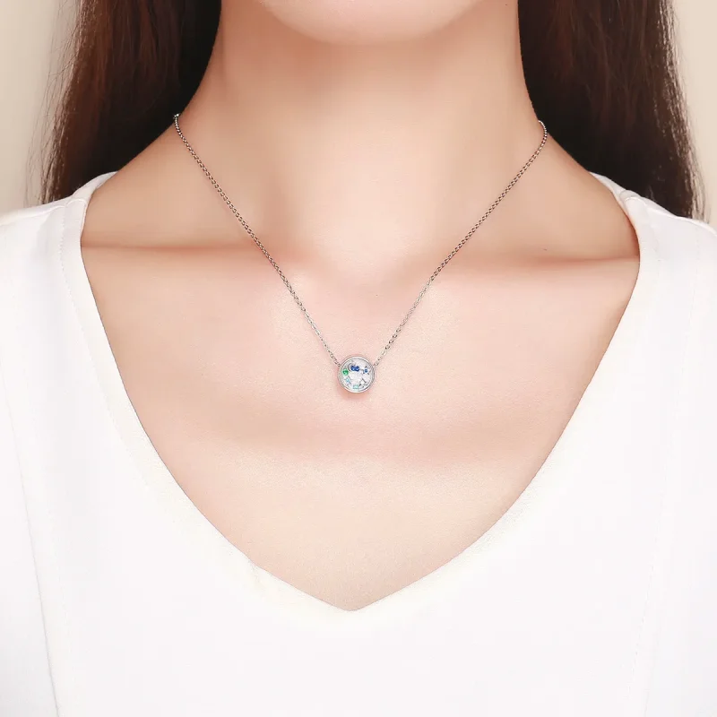 (image for) Pandora Style Silver Charm, Starry Sky - BSC042 - View 5