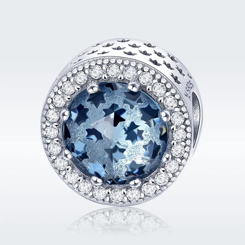 (image for) Pandora Style Silver Charm, Starry Sky - SCC730 - View 3