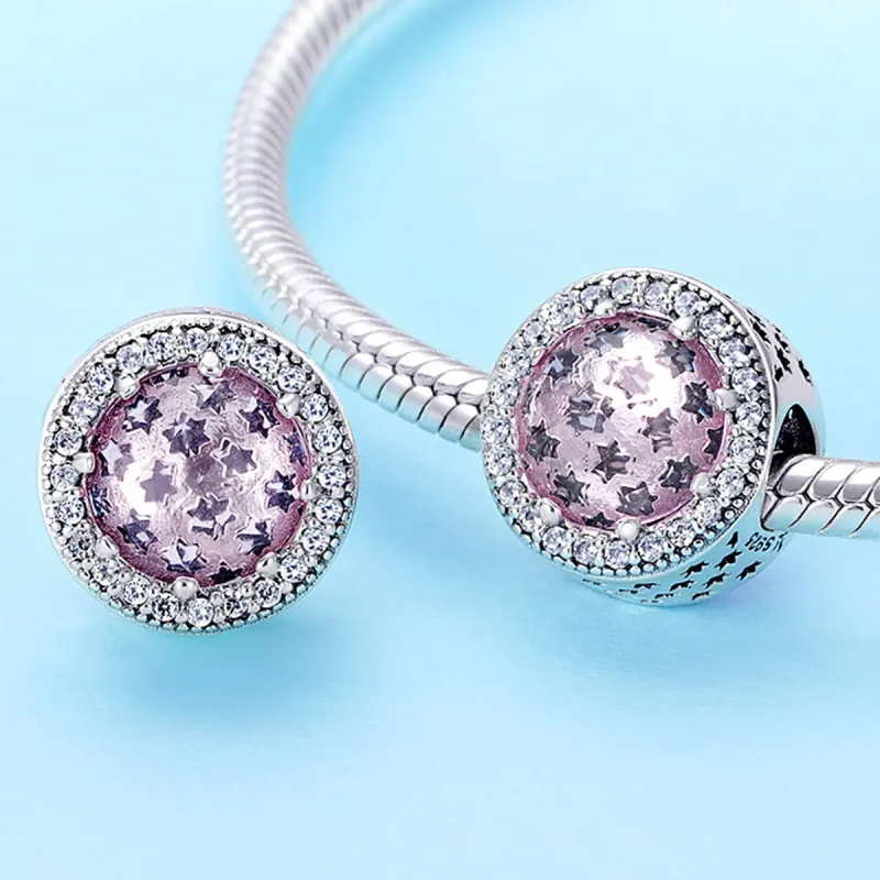 (image for) Pandora Style Silver Charm, Starry Sky - SCC731 - View 2