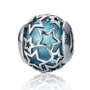 (image for) Pandora Style Silver Charm, Stars - SCC411