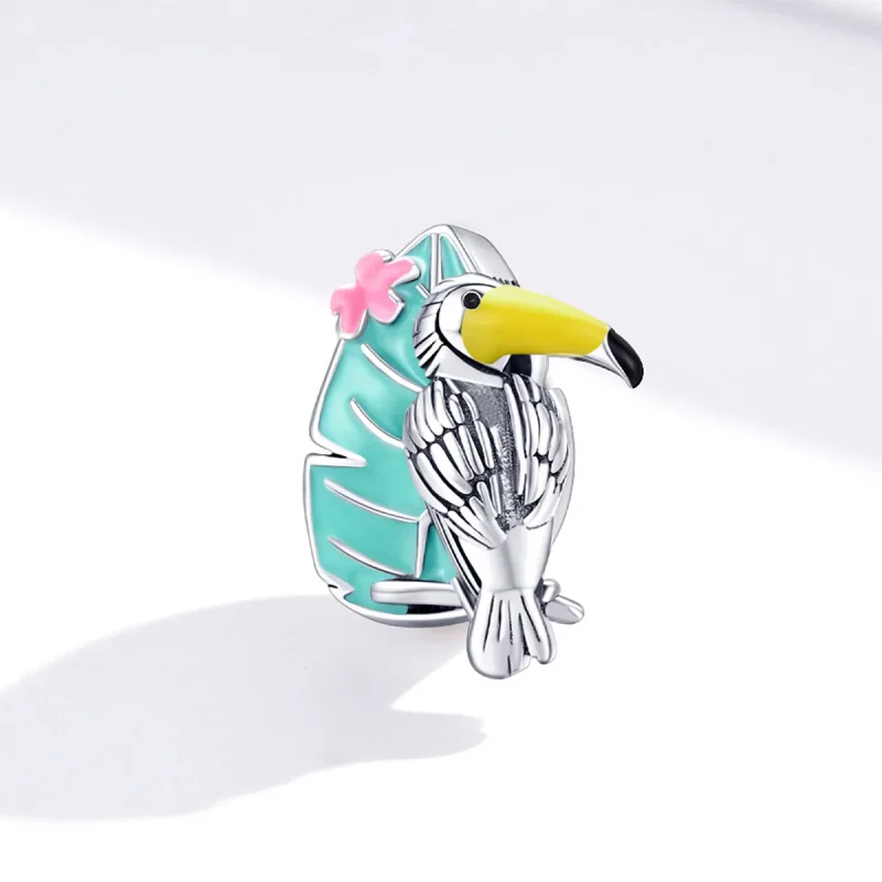 (image for) Pandora Style Silver Charm, Stork - SCC1531 - View 2
