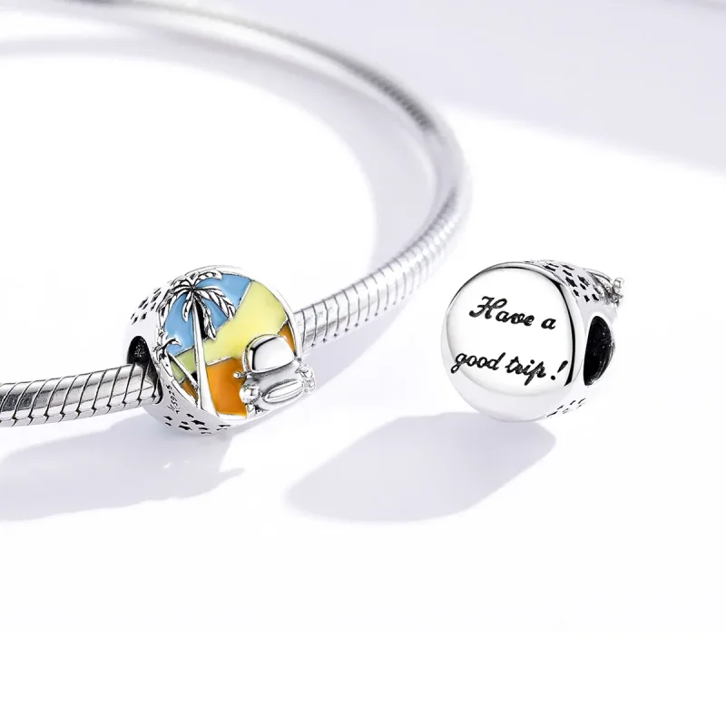 (image for) Pandora Style Silver Charm, Summer Journey, Multicolor Enamel - SCC1530 - View 4