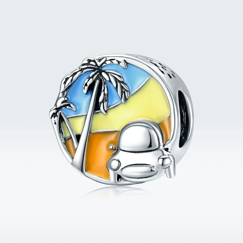 (image for) Pandora Style Silver Charm, Summer Journey, Multicolor Enamel - SCC1530 - View 5