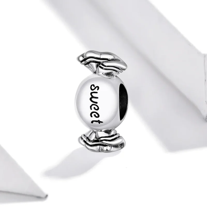 (image for) Pandora Style Silver Charm, Sweet Candy - BSC353 - View 2