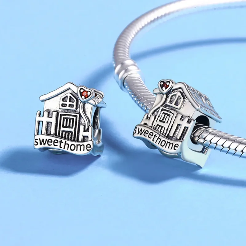 (image for) Pandora Style Silver Charm, Sweethome - SCC416 - View 5