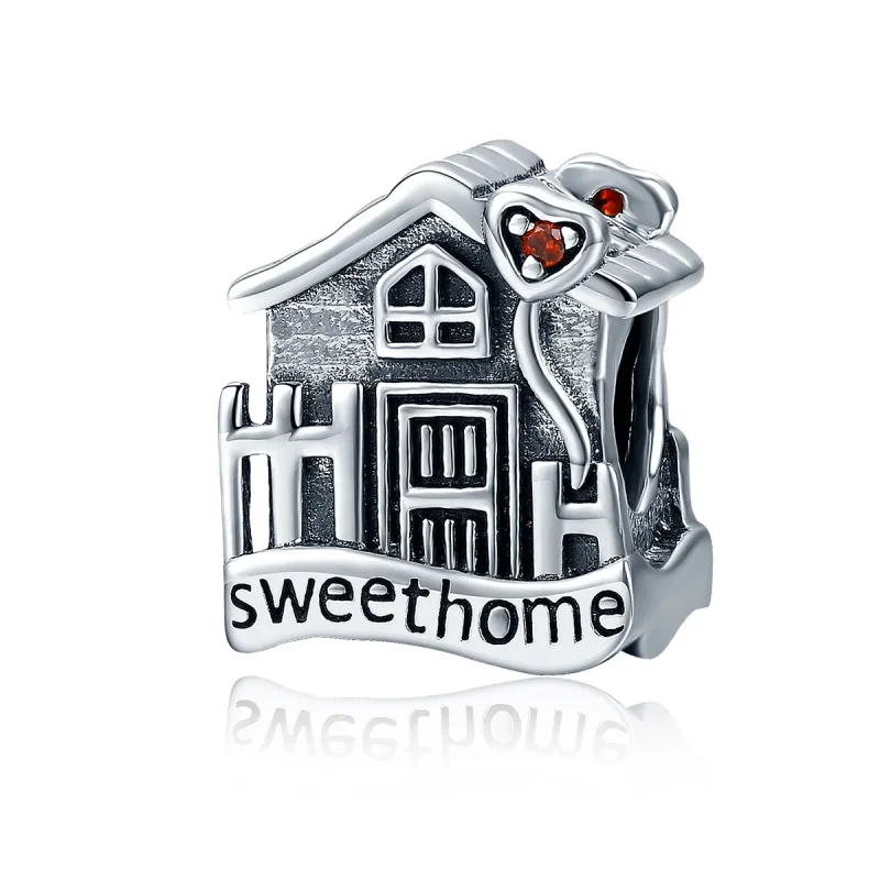 (image for) Pandora Style Silver Charm, Sweethome - SCC416 - Product Image