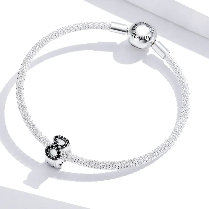 (image for) Pandora Style Silver Charm, Symbol of Infinity - SCC1498 - View 2