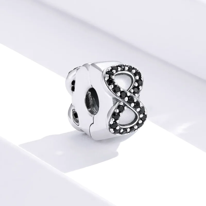 (image for) Pandora Style Silver Charm, Symbol of Infinity - SCC1498 - View 3