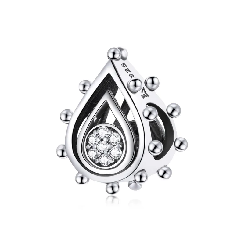 (image for) Pandora Style Silver Charm, Teardrop - SCC1723 - Product Image
