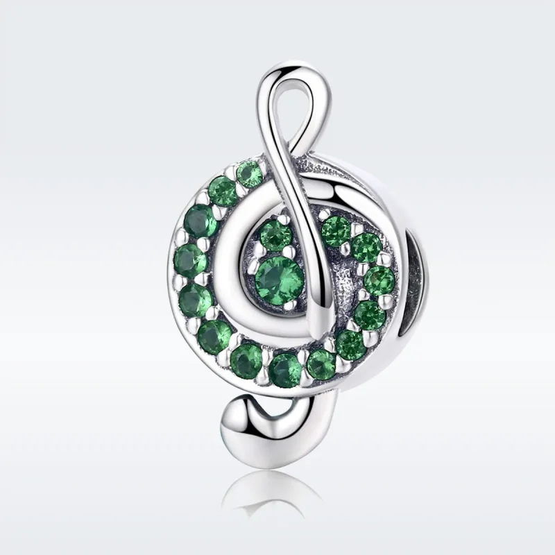 (image for) Pandora Style Silver Charm, Treble Clef - SCC450 - View 2