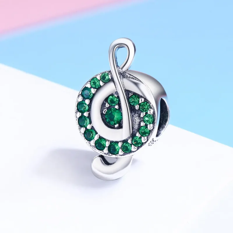 (image for) Pandora Style Silver Charm, Treble Clef - SCC450 - View 3