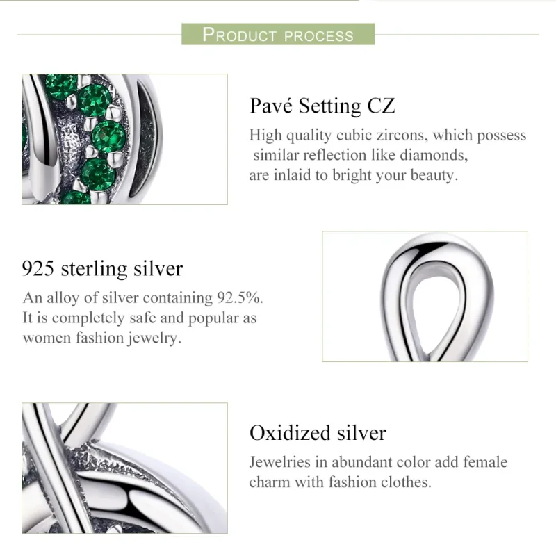 (image for) Pandora Style Silver Charm, Treble Clef - SCC450 - View 6