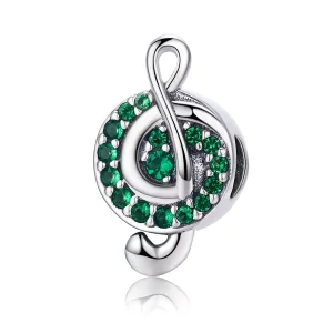 (image for) Pandora Style Silver Charm, Treble Clef - SCC450