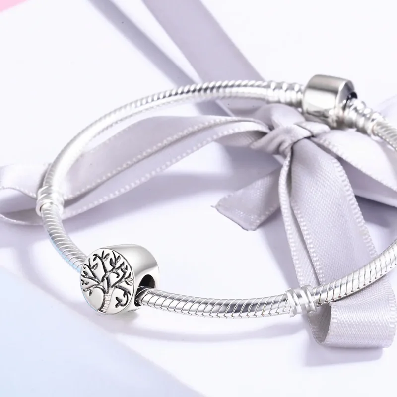 (image for) Pandora Style Silver Charm, Tree of Life - SCC430 - View 4