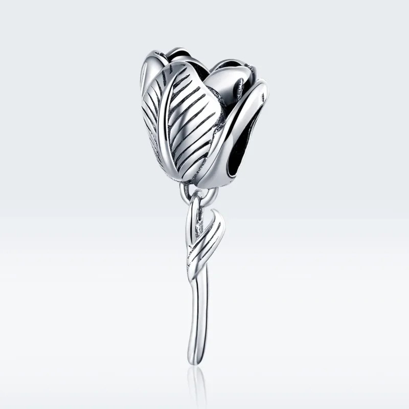 (image for) Pandora Style Silver Charm, Tulip - SCC1514 - View 5