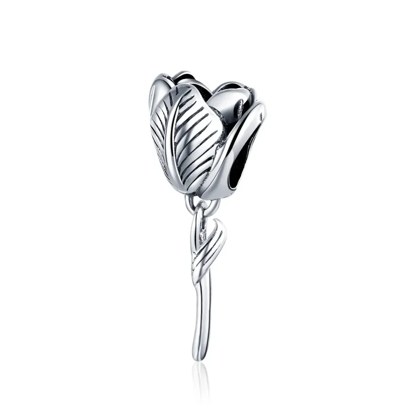 (image for) Pandora Style Silver Charm, Tulip - SCC1514 - Product Image
